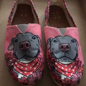 Pit bull canvas shoes